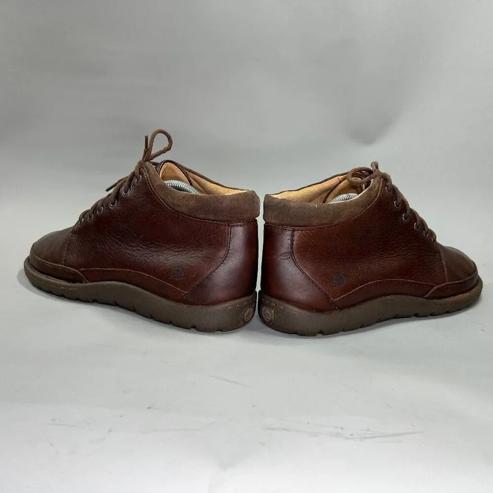 Born Nigel Boots Men's Size 11.5 Dark Brown Leather Lace‎ Up Casual Ankle Chukka